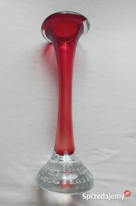 Wazon Vintage na 1 kwiat Aseda Glasbruk Szwecja