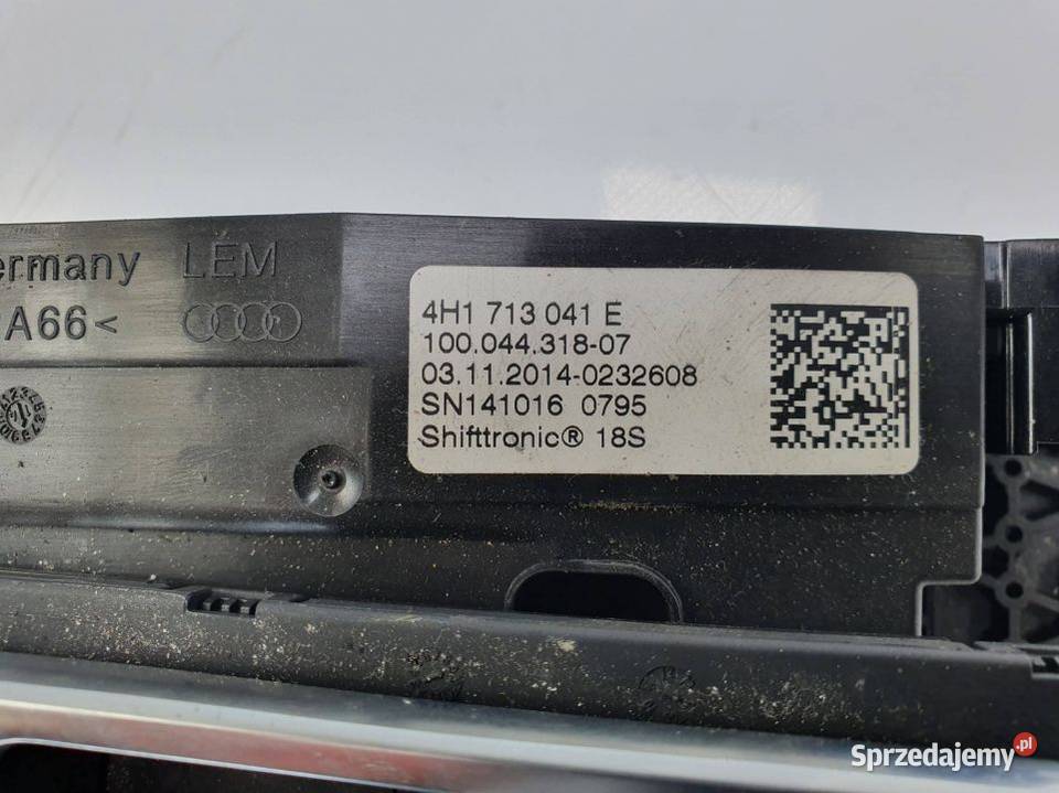 DŹWIGNIA ZMIANY BIEGÓW AUDI A8 L D4 4H1927731A