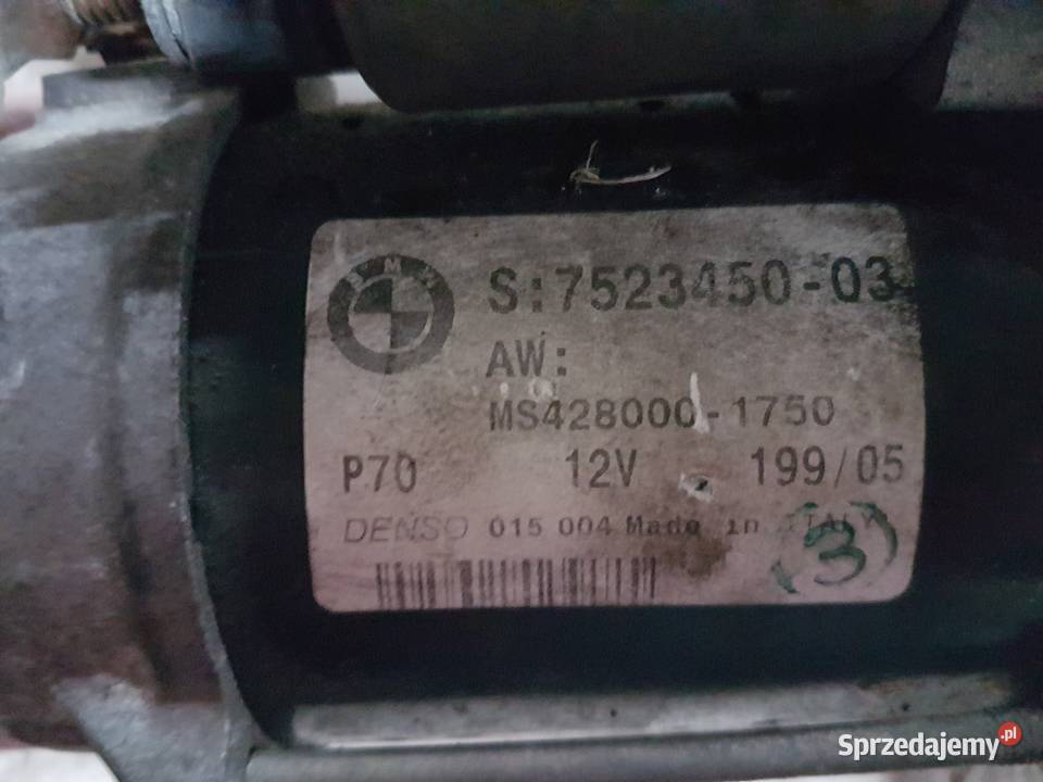 BMW1 E87 BMW E90 16 20 N46 ROZRUSZNIK 7523450 osobowe Turek