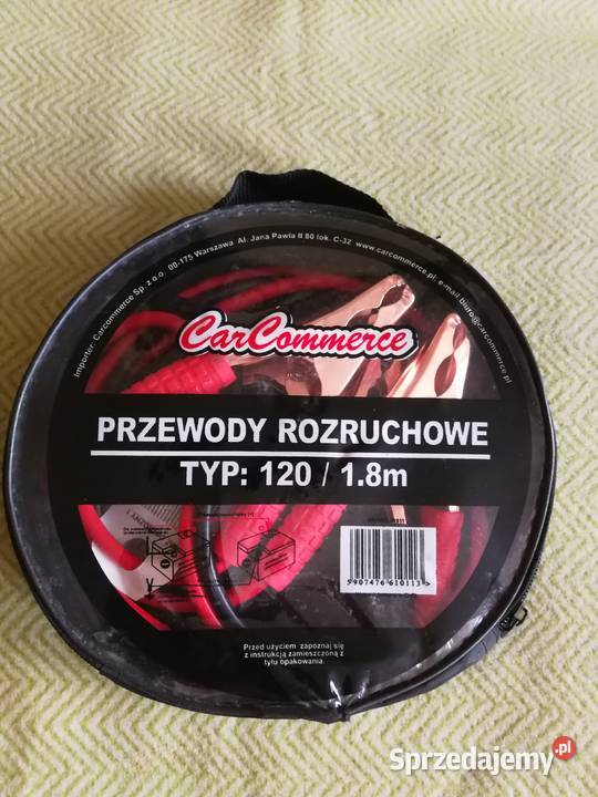 Kable rozruchowe CarCommerce 120A 18m w etui