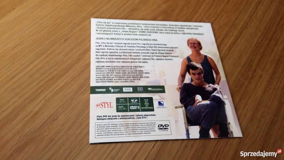 Chce się żyć Maciej Pieprzyca polski film DVD Nowy Tomyśl