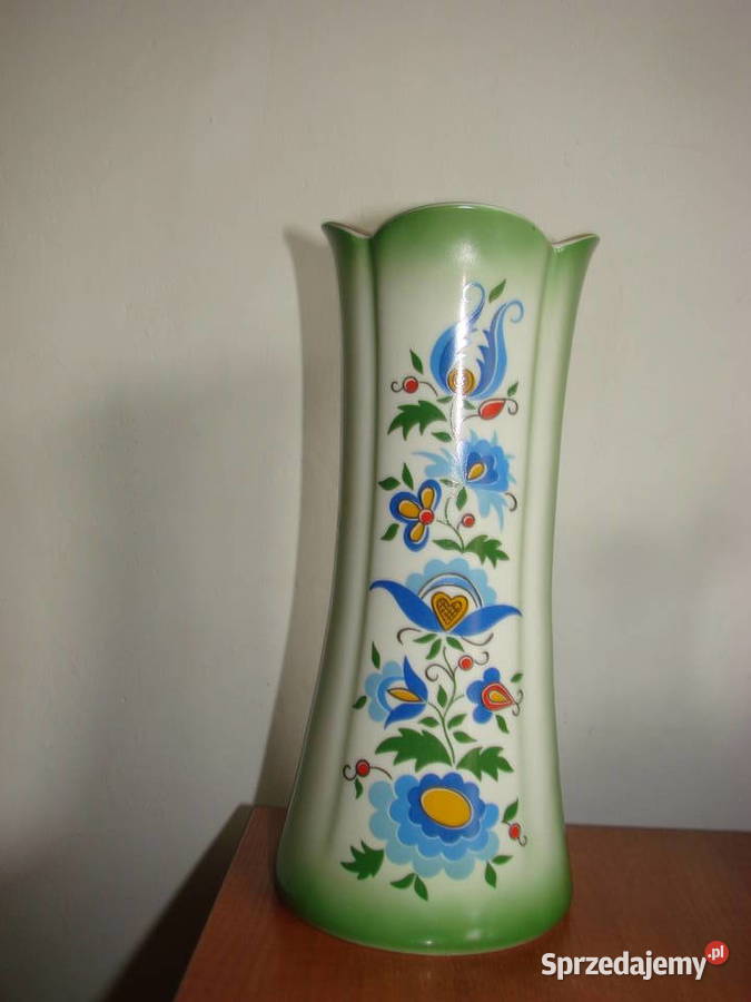 Lubiana wzór kaszubski wazon Pruszcz Gdański