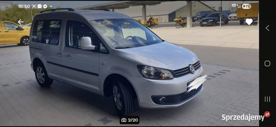 Vw Caddy 2k 2013 sprowadzony świętokrzyskie Masłów Pierwszy sprzedam