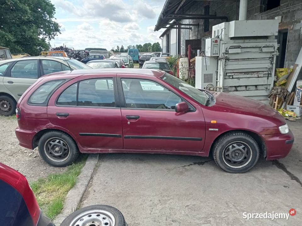 Nissan Almera 14 55 kW 1999 r dawca części Szklarka Myślniewska