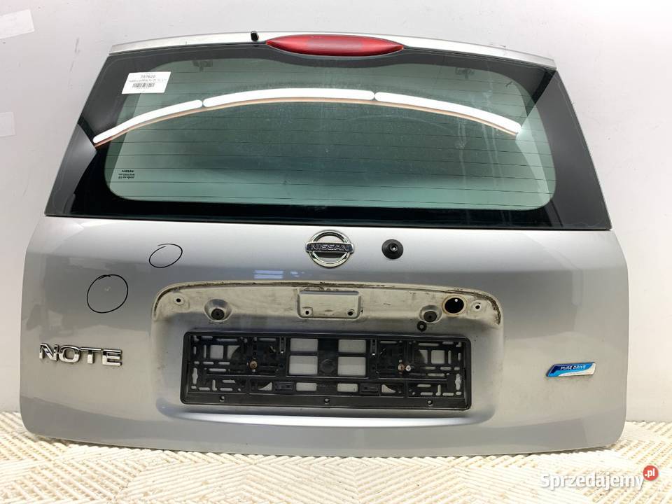 KLAPA TYŁ NISSAN NOTE E11 Hatchback 0513 Silver osobowe