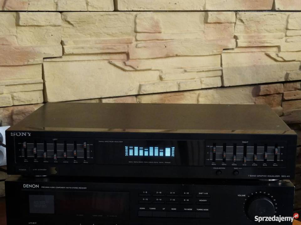 Korektor graficzny Sony SEQ411 sprawny WYSYŁKA Wzmacniacze i pokrewne Jasło sprzedam