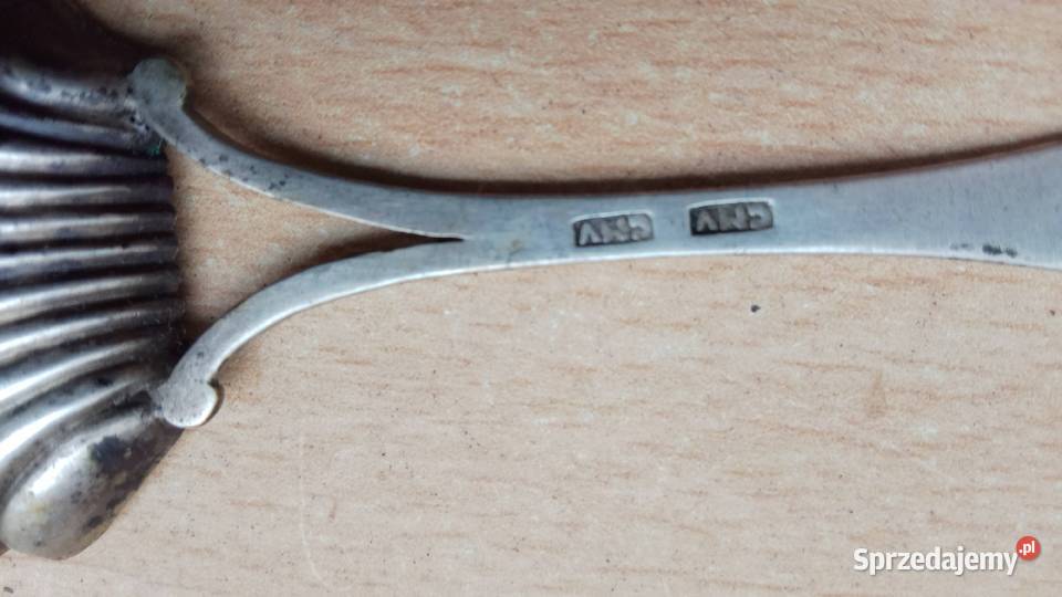 Łyżeczka do cukru srebrna Nakło nad Notecią