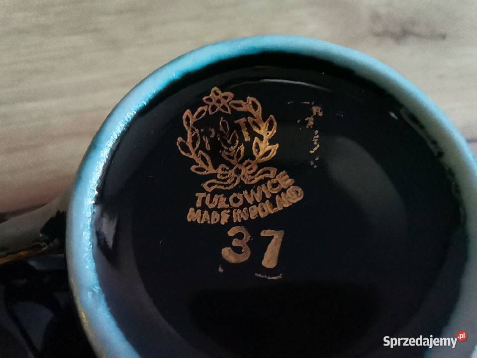Stara filiżanka porcelana Tułowice design PRL Porcelana i szkło Katowice