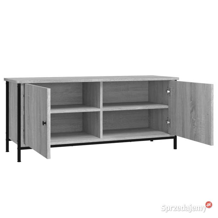 Szafka pod telewizor szary dąb sonoma 102x35x45 mazowieckie Warszawa