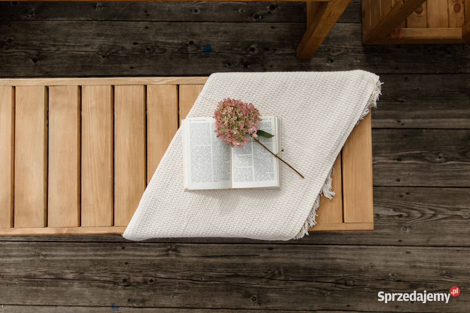 Ławka drewniana ogrodowa ławka na taras