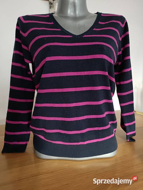 Sweter w paski 40 Paski