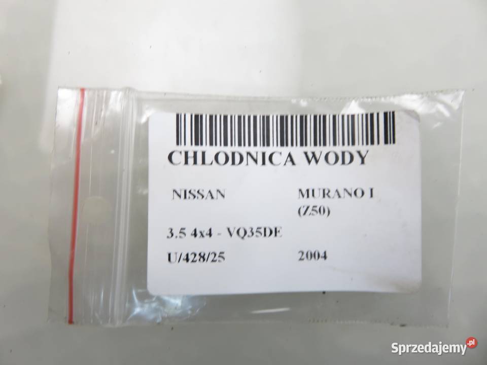 CHŁODNICA WODY NISSAN MURANO Z50 35 małopolskie