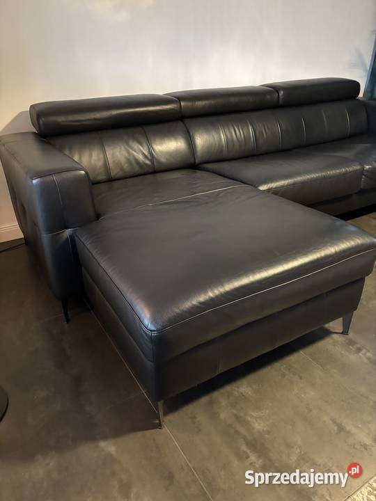 Narożnik skórzany z funkcją spania dolnośląskie Wałbrzych