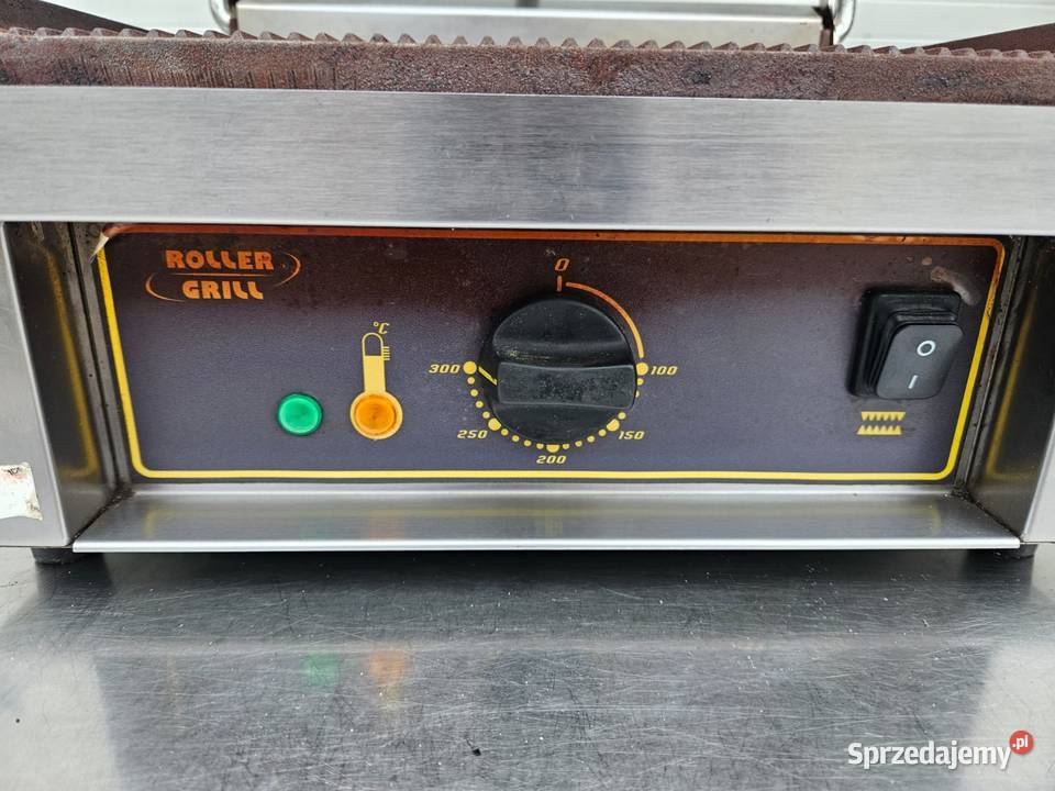 Kontakt grill elektryczny ryflowany 3 kW ROLLER