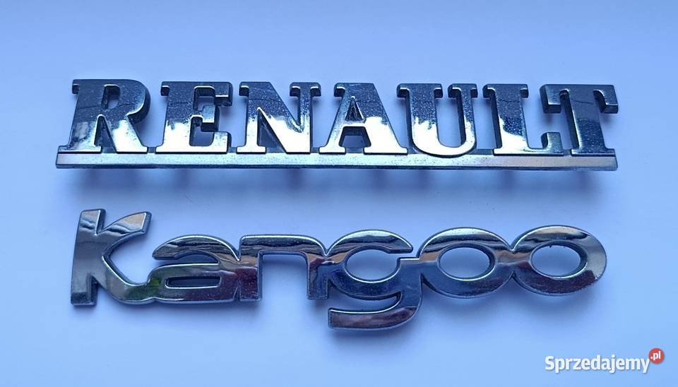 Napis emblemat Renault Kangoo I 9807r osobowe Części samochodowe