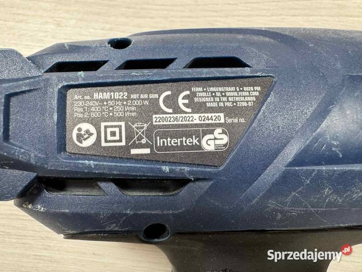 Opalarka Ferm 2000 W 240 V 600 C