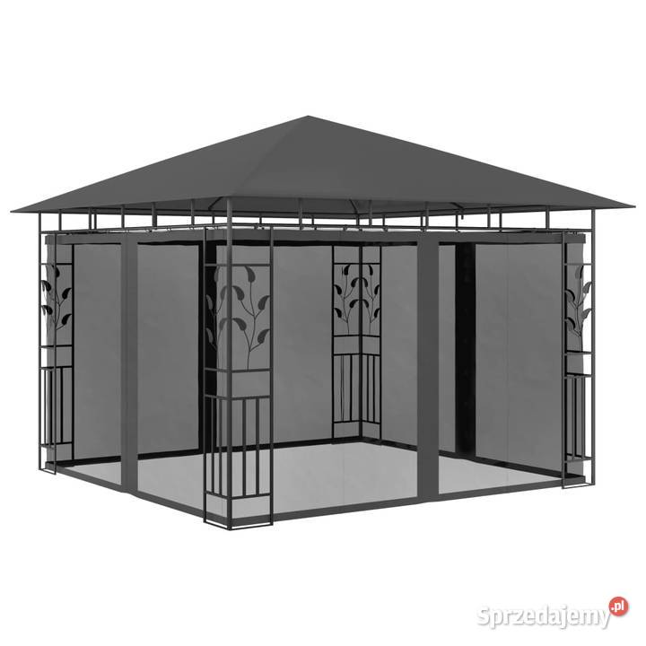 vidaXL Altana ogrodowa z moskitierą 3x3x273 m