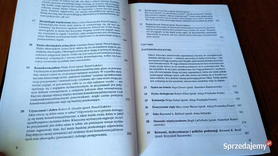 Przewodnik etyce pod red Petera Singera red wyd Gdańsk sprzedam