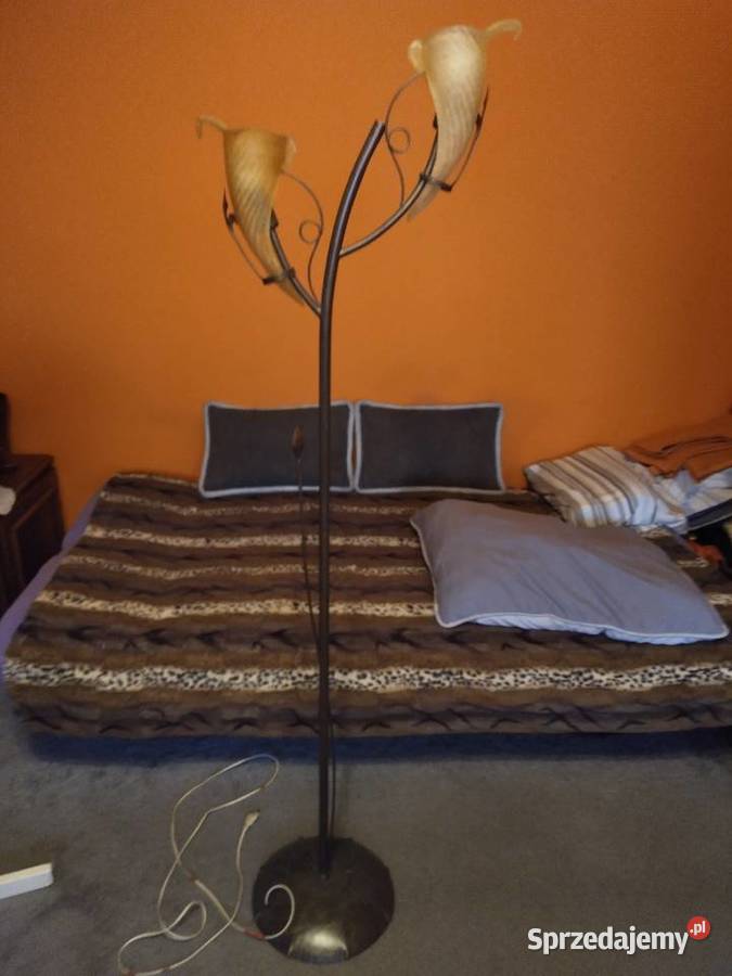 Lampa stojaca pokojowa odcienie żółtego Tychy