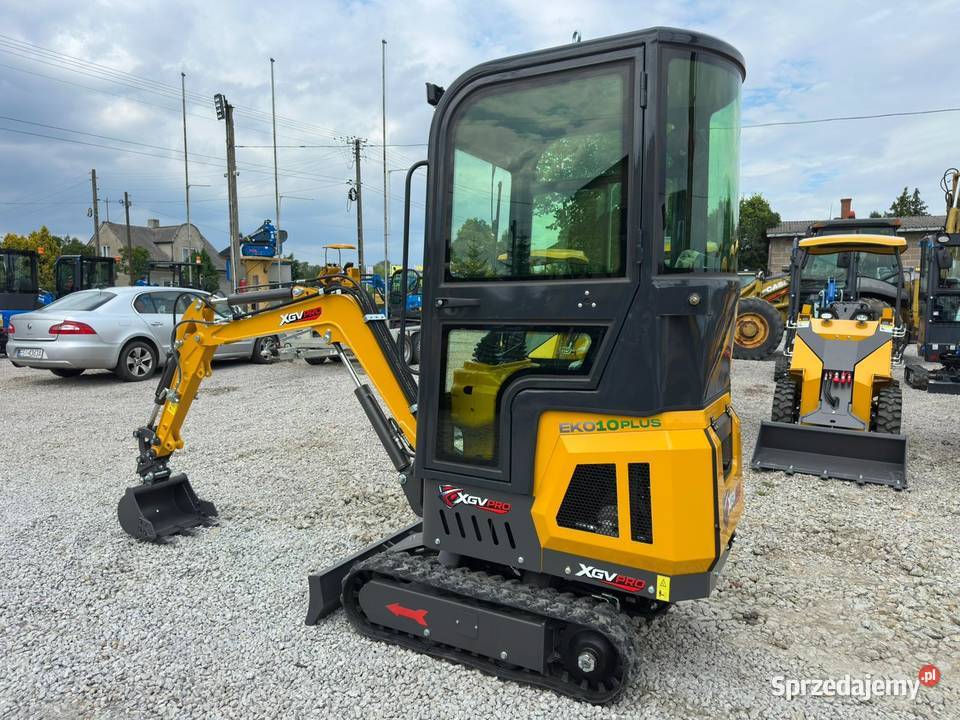 Nowa Minikoparka XGV EKO10 PLUS z 2026r Waga Złoczew