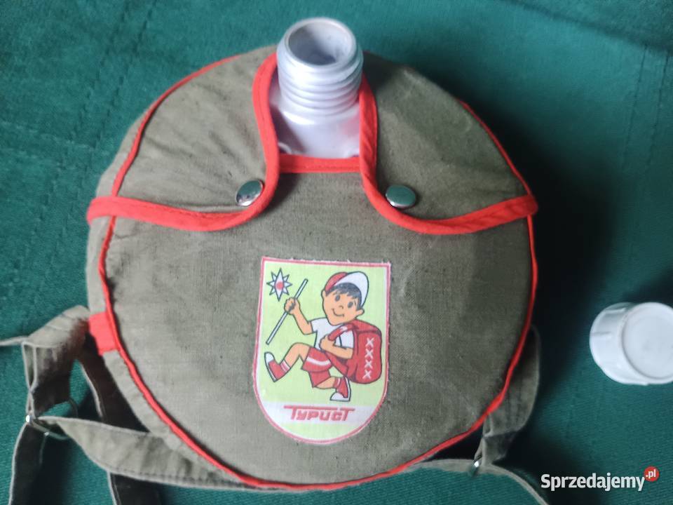 Aluminiowa manierka turystyczna vintage w Zbylitowska Góra