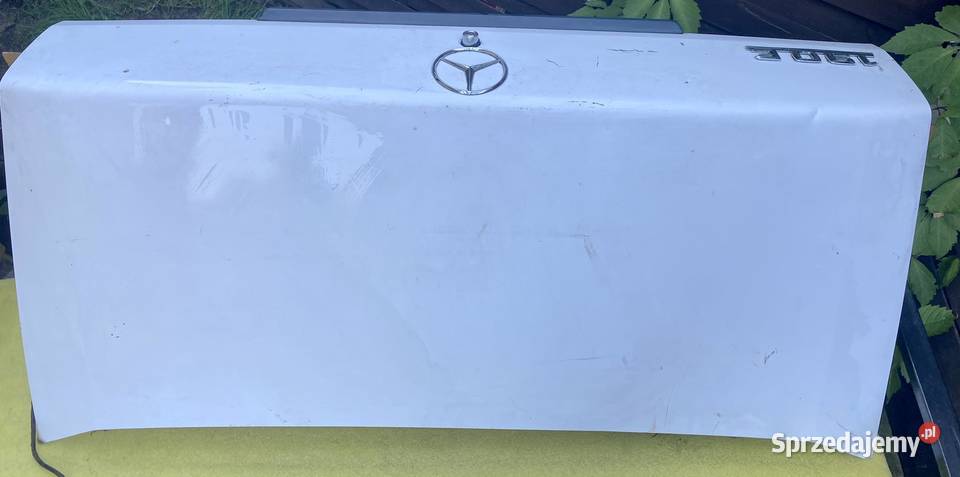 MercedesBenz 190 W201 Klapa bagażnika biała Łagiewniki