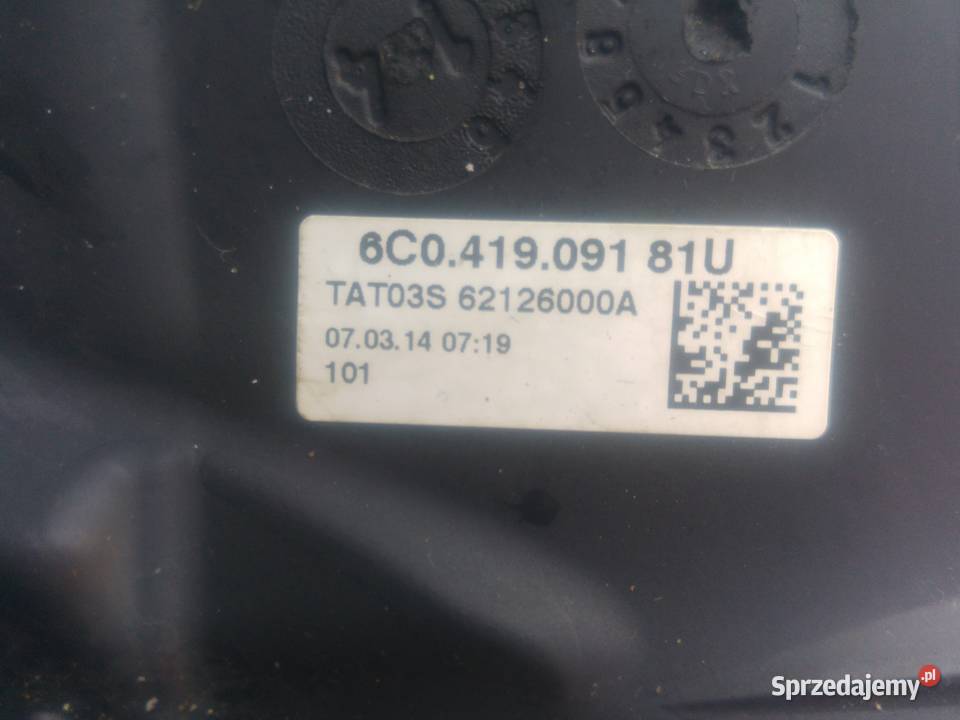 6C0419091 81U Kierownica VW Polo Dębno