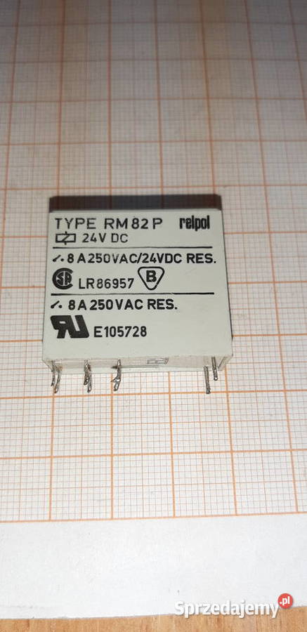 Przekaźnik RELPOL RM82P 24DC 8A 250VAC 1 A76 Czechowice-Dziedzice