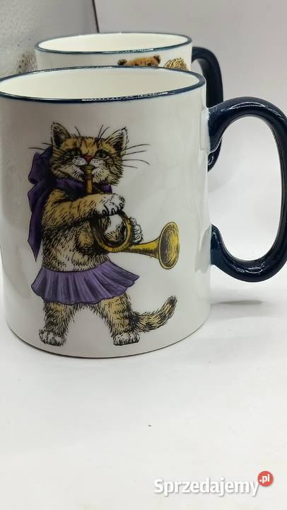 Cztery muzyczne kubki ze zwierzętami Kubki Zamość