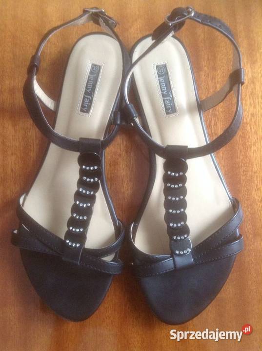 Sandałki damskie na płaskim obcasie 39 25.5cm Opole