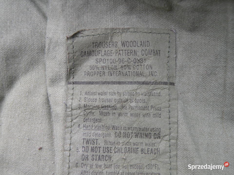 Spodnie bdu woodland small regular 96r Wrocław sprzedam