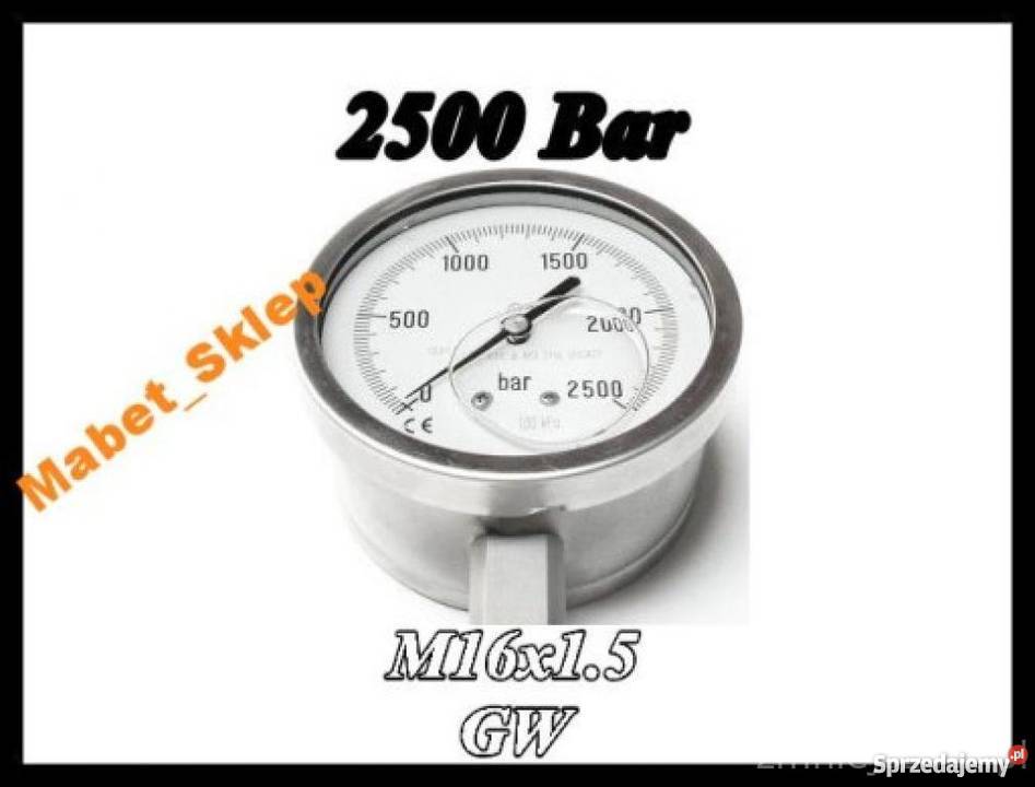 MANOMETR GLICERYNOWY 2500 BAR COMMON RAIL Trzebinia sprzedam