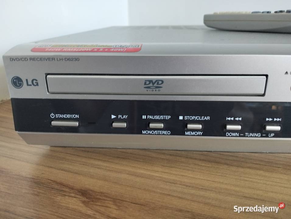 Amplituner z odtwarzaczem DVD LG LHD6230 retro