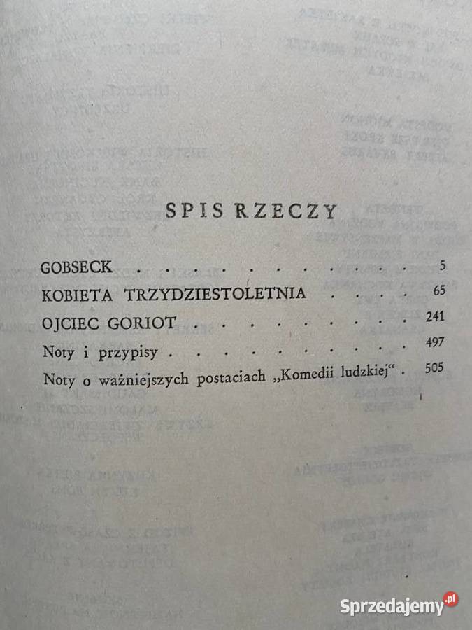 Balzac Gobseck Kobieta trzydziestoletnia Ojciec literatura piękna - proza zagraniczna Katowice