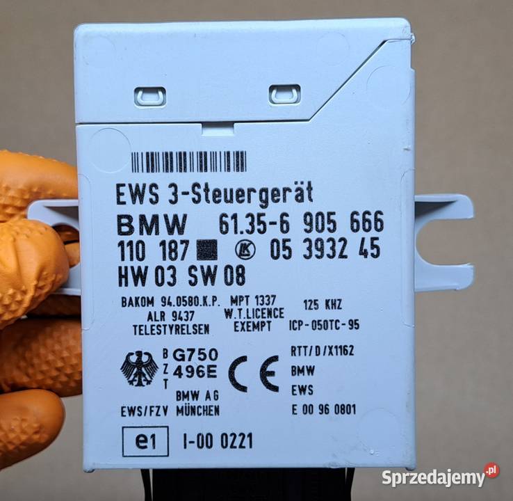 MODUŁ STEROWNIK EWS BMW E46 6905666 Mielęcin