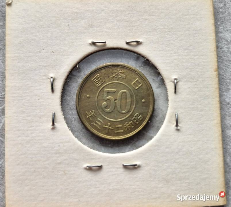 C3 JAPONIA 50 Sen 1947 r Wola Kruszyńska sprzedam