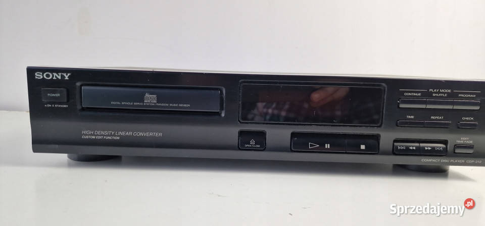SONY odtwarzacz kompaktowy CD player CDP 212 Międzychód