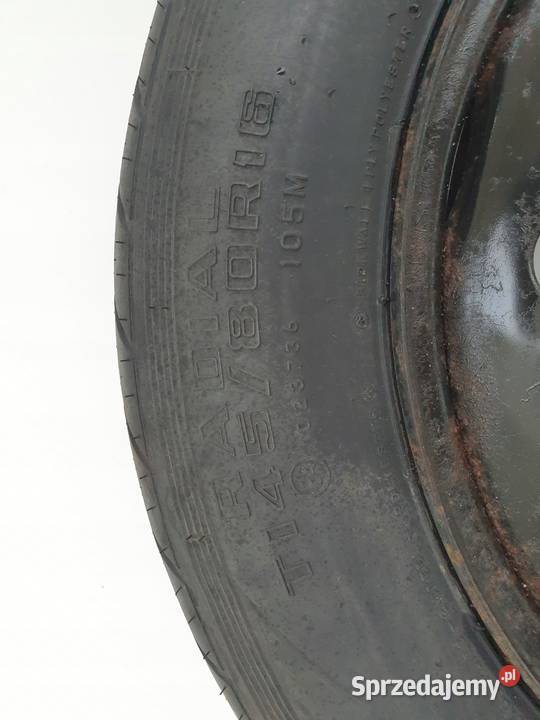 KOŁO ZAPASOWE 14580 R16 DOJAZDOWE Jaguar Stype Rudka