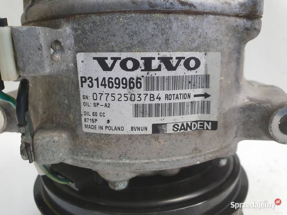 SPRĘŻARKA KLIMATYZACJI Volvo V40 II 15 T turbo lubelskie Chełm