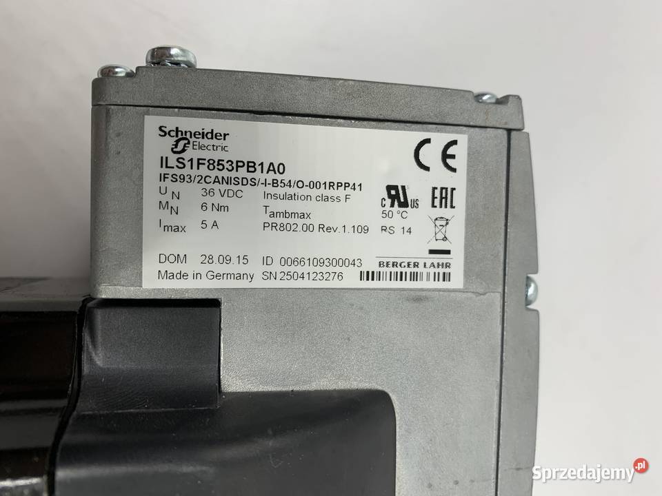 Schneider Electric ILS1F853PB1A0 Servomotor