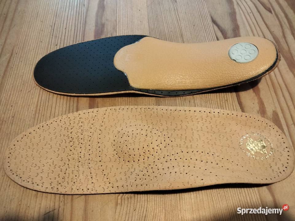 Wkładki do butów ze skóry profilowanej długość 24.7cm
