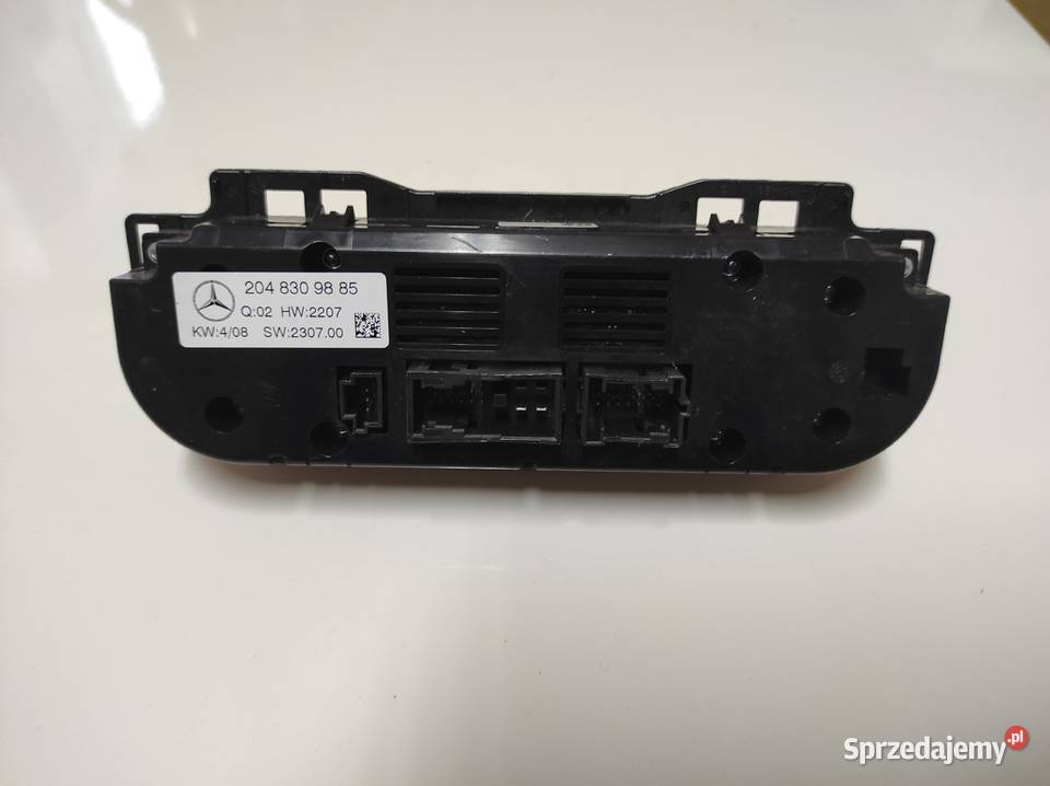 MERCEDES W204 PANEL KLIMATYZACJI A2048309885 wielkopolskie Łobżenica