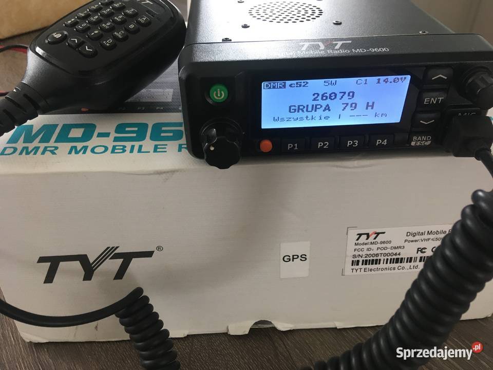 TYT MD9600 GPS Radiotelefon DMR i Analog Rewal