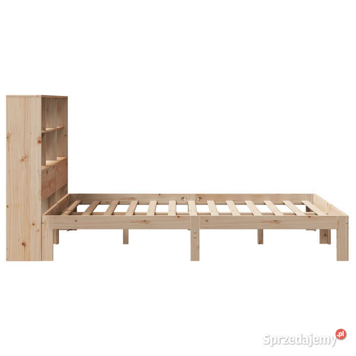 Łóżko z regałem bez materaca sosnowe 120x200 226cm Warszawa