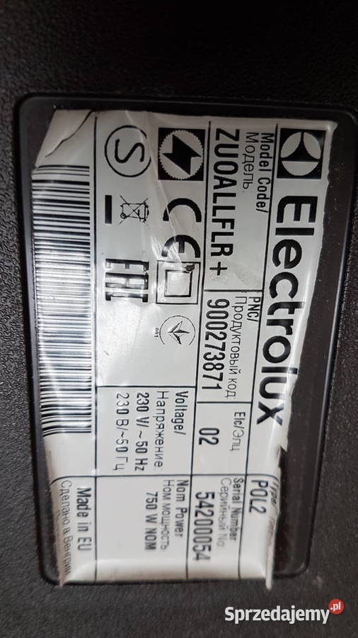 Akcesoria do odkurzacza ELEKTROLUX rura