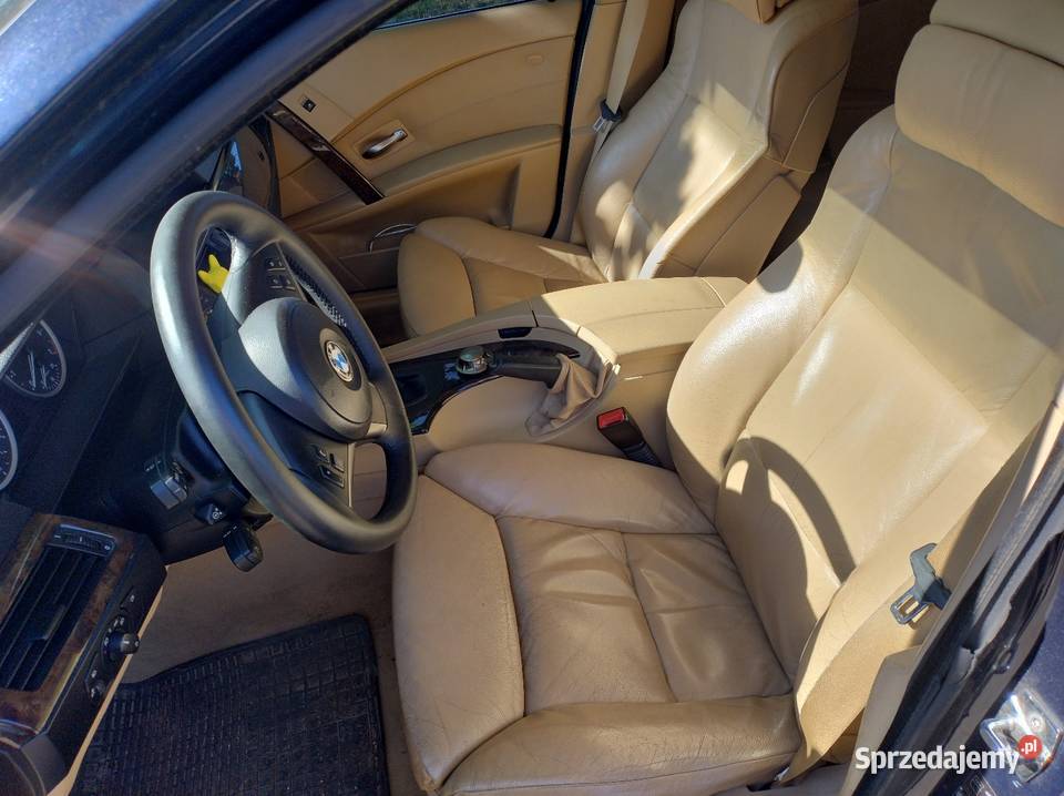 BMW E60 530i M54B30 R6 231 podgrzewane fotele Gdańsk