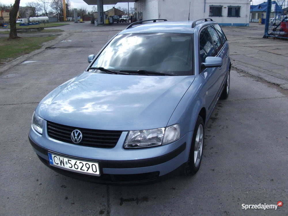 Volkswagen Passat 19 TDI 130 2000r błękitny meta diesel Włocławek