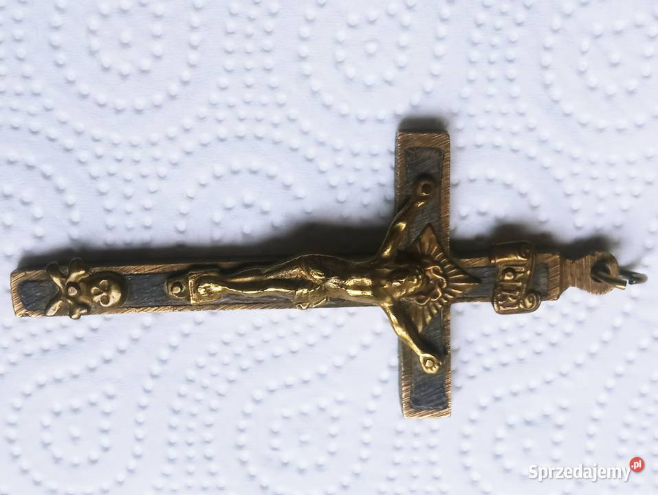 2 Krzyże Drewno Brąz Nowa Sól