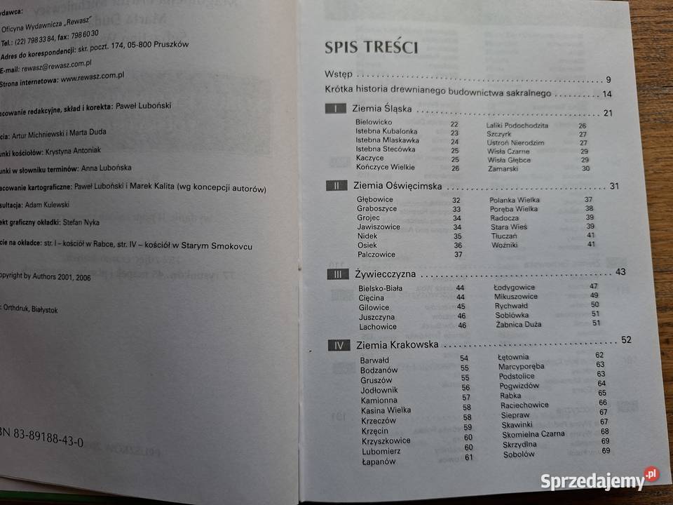Kościoły drewniane Karpat Polska i Słowacja Kraków