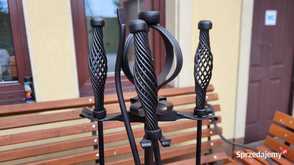 Zestaw kominkowy kuty ręcznie Warszawa